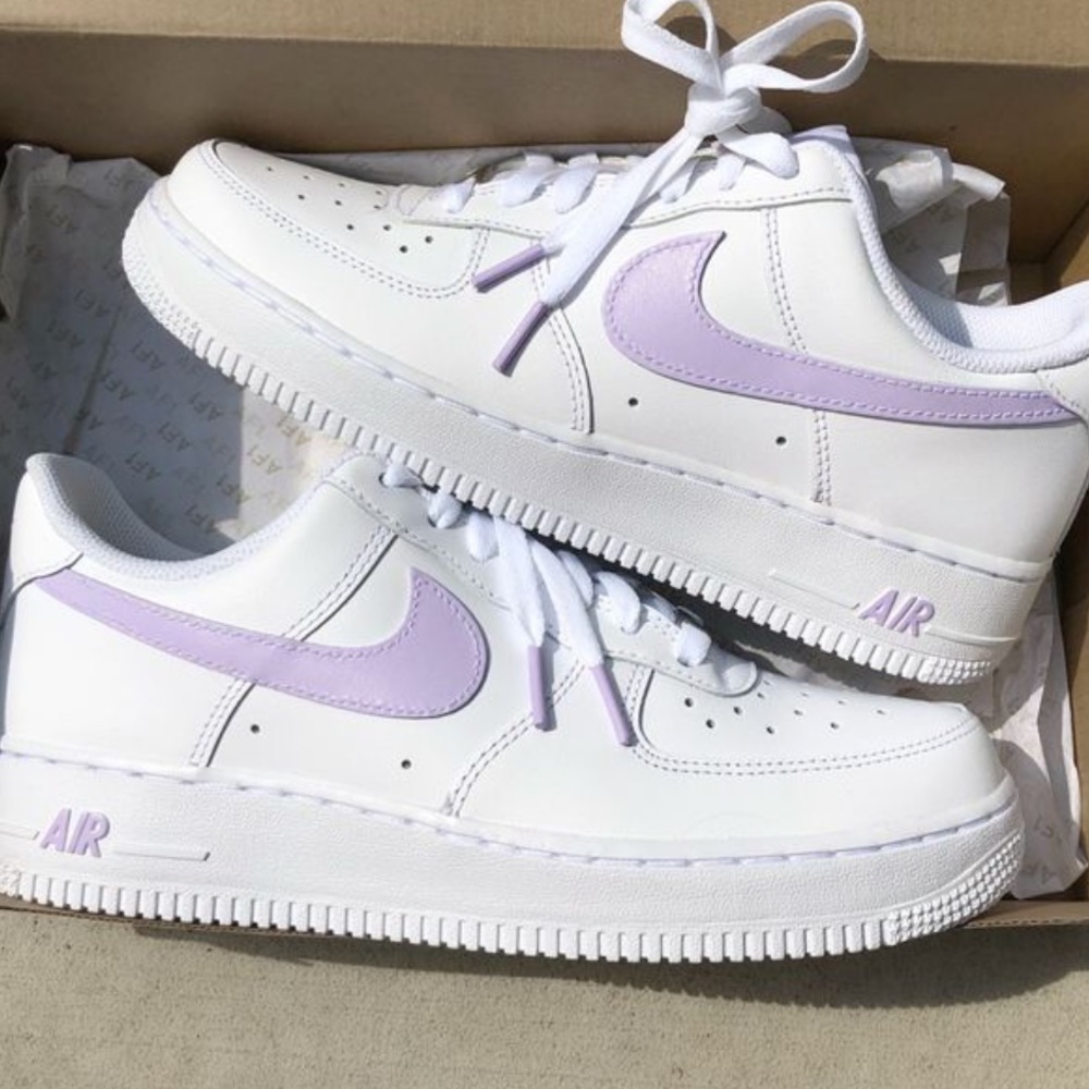 Nike Af1s Custom Lavender